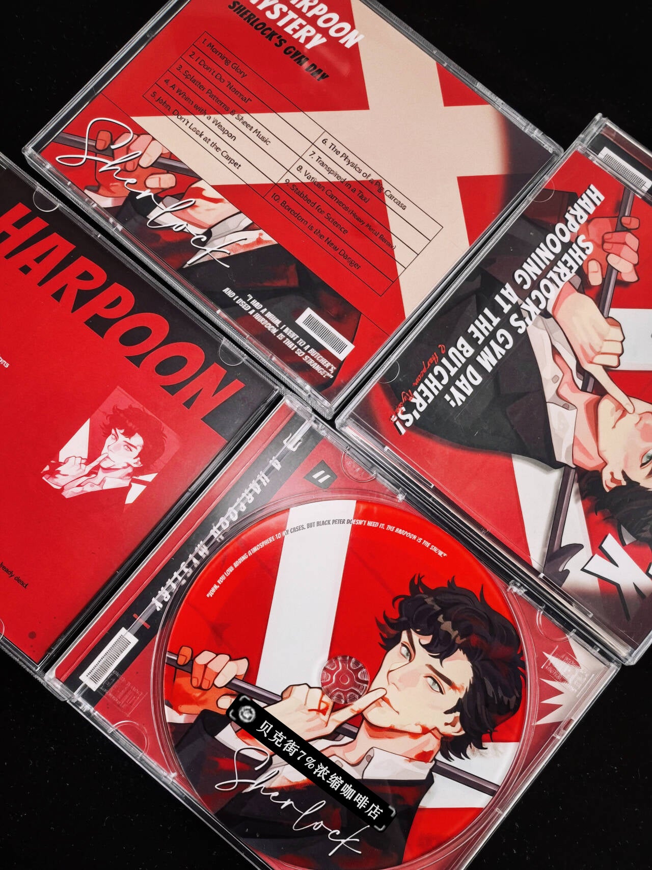 [In Stock]"SHERLOCK'S GYM DAY" Acrylic CD box