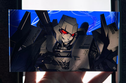 Megatron & Starscream Transparent Acrylic Board