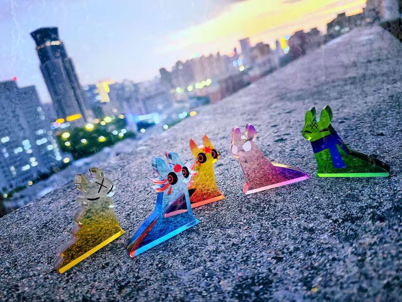 [Pre-order] Rainworld Jelly Slug Cat Thick Acrylic Standee