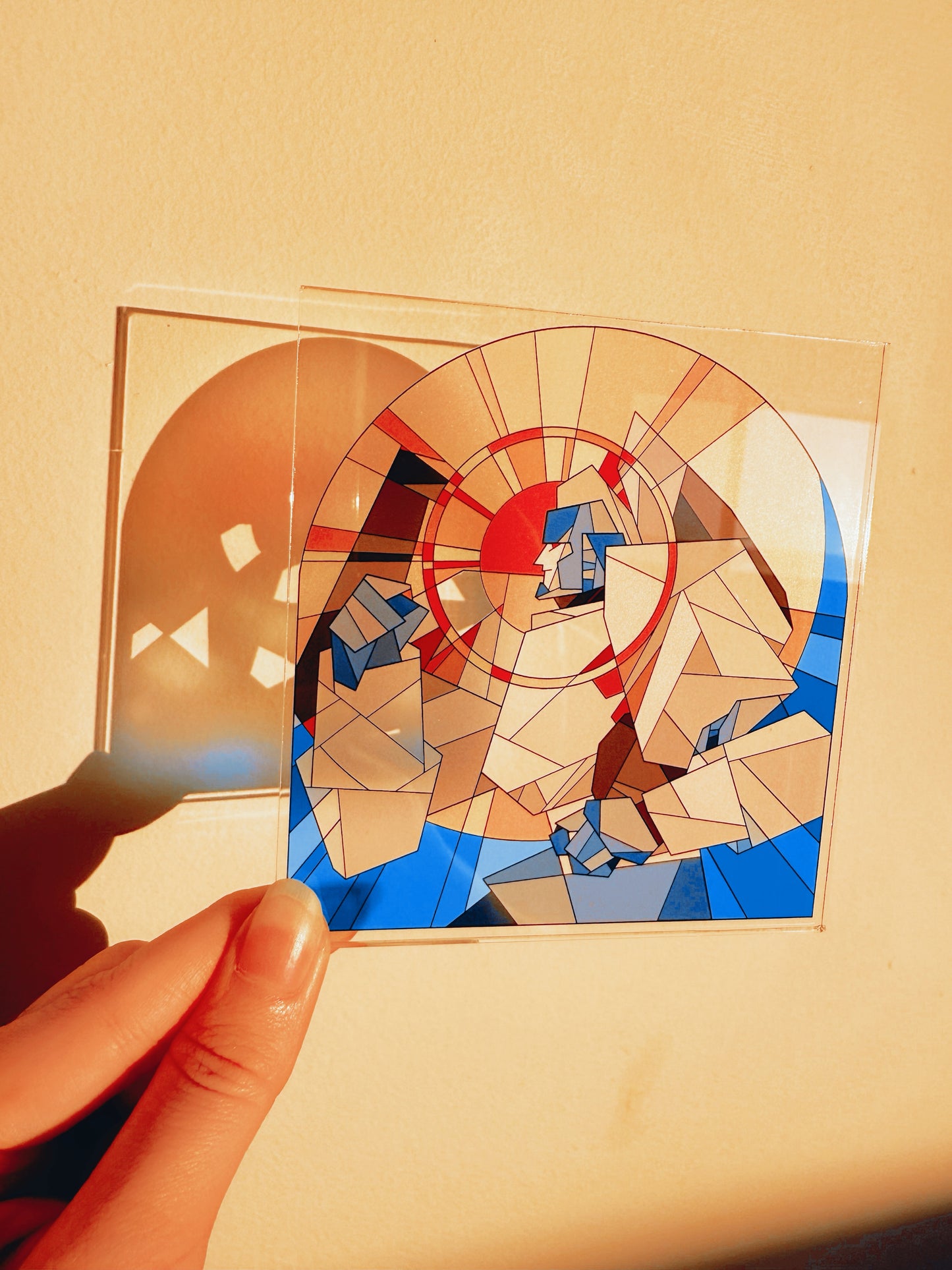 [Pre-order] Megatron Stained Glass Acrylic Plate