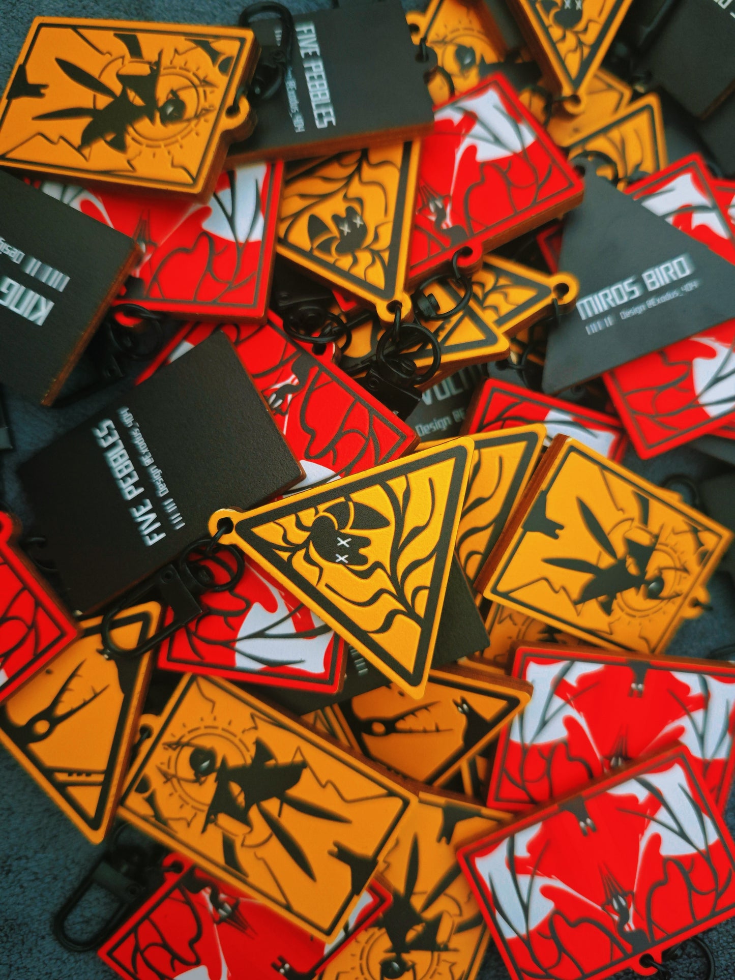 [Pre-order] Rainworld Warning Signs Wooden Charms