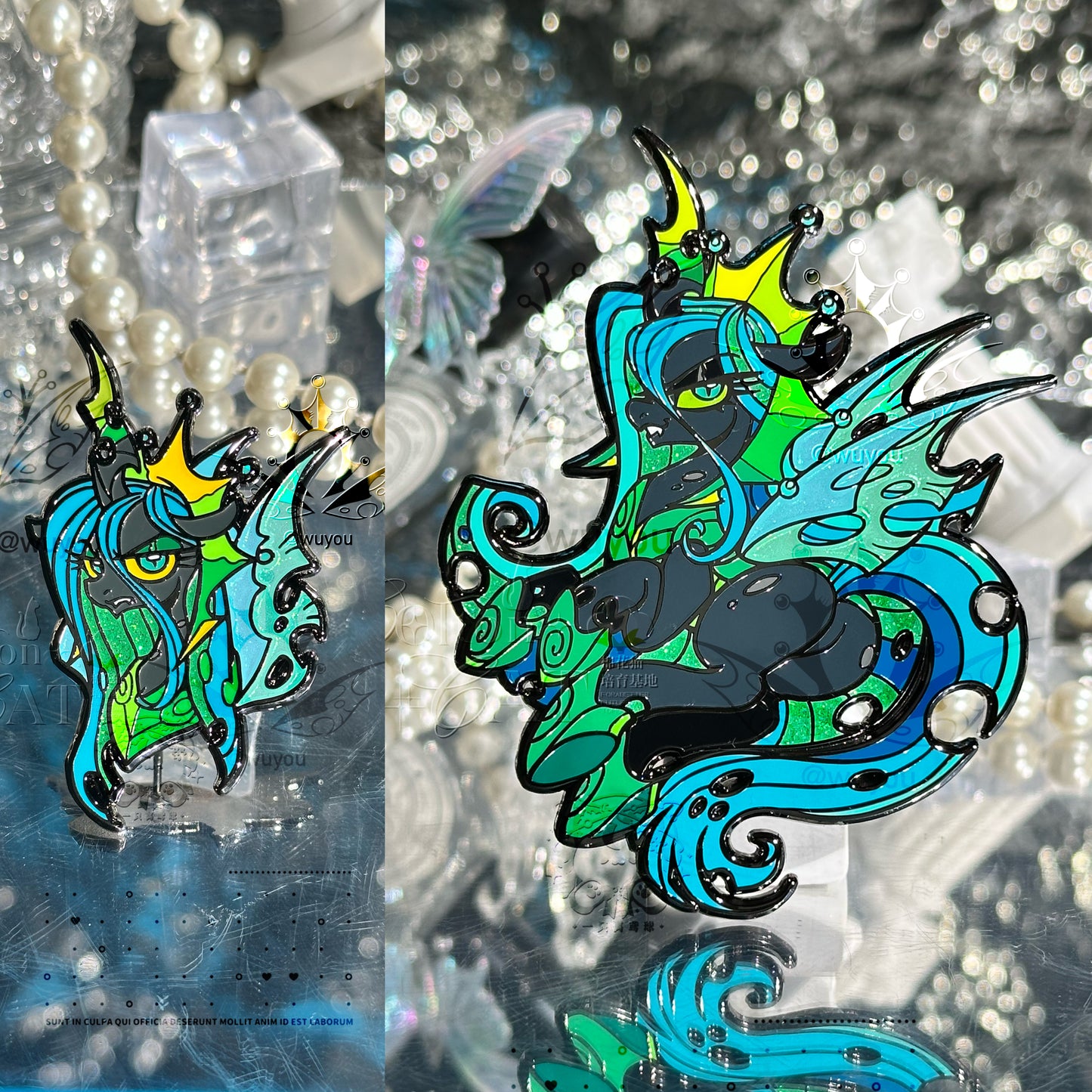 [Pre-order] MLP Queen Chrysalis Enamel Pin Set
