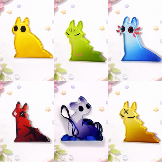 [Pre-order] Rainworld Jelly Slug Cat Thick Acrylic Standee