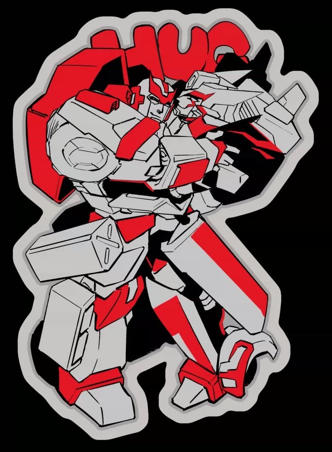 Dratchet Matt Silver Sticker
