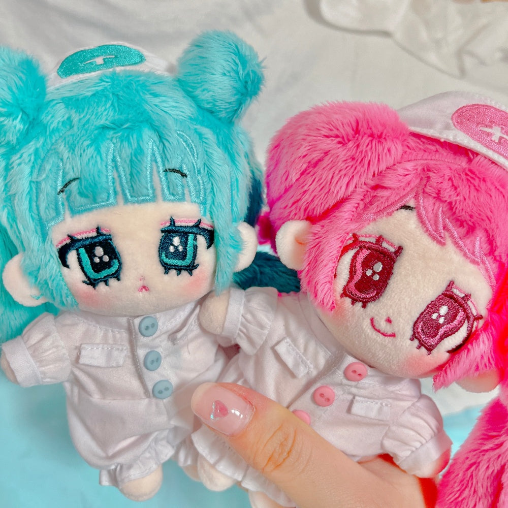Pre-sale: Pink and Blue Twintail Girl by @tetemie