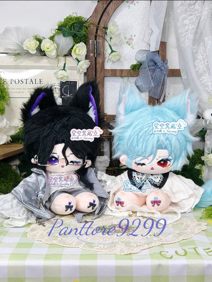 [pre-order] panttore Little Fox and Little Cat 20 cm Cotton Doll