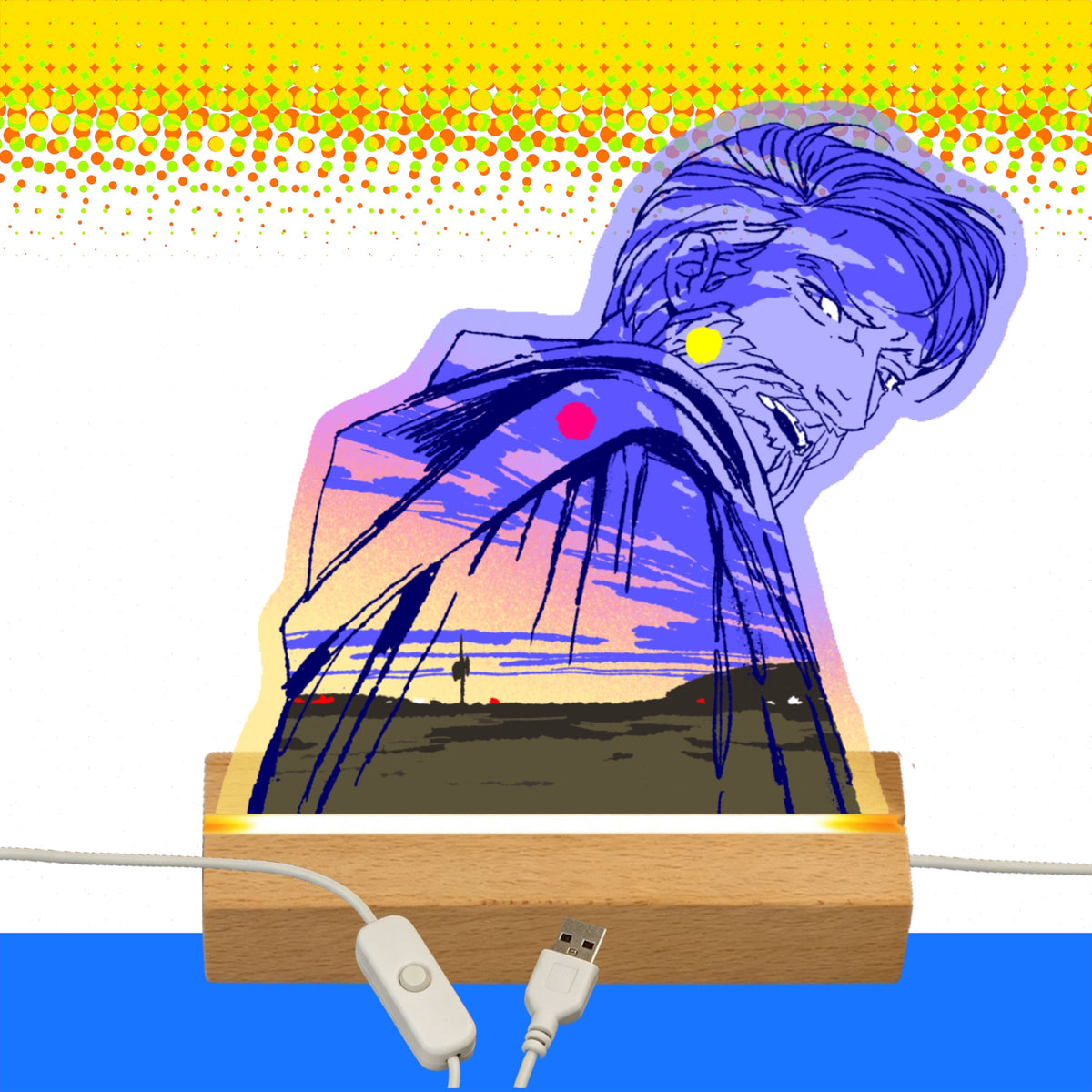 SW Night Stand/Acrylic light