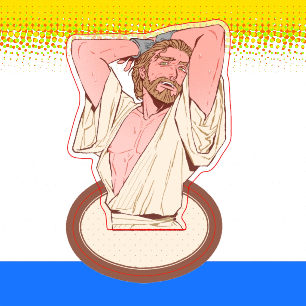 Acrylic bondage standee