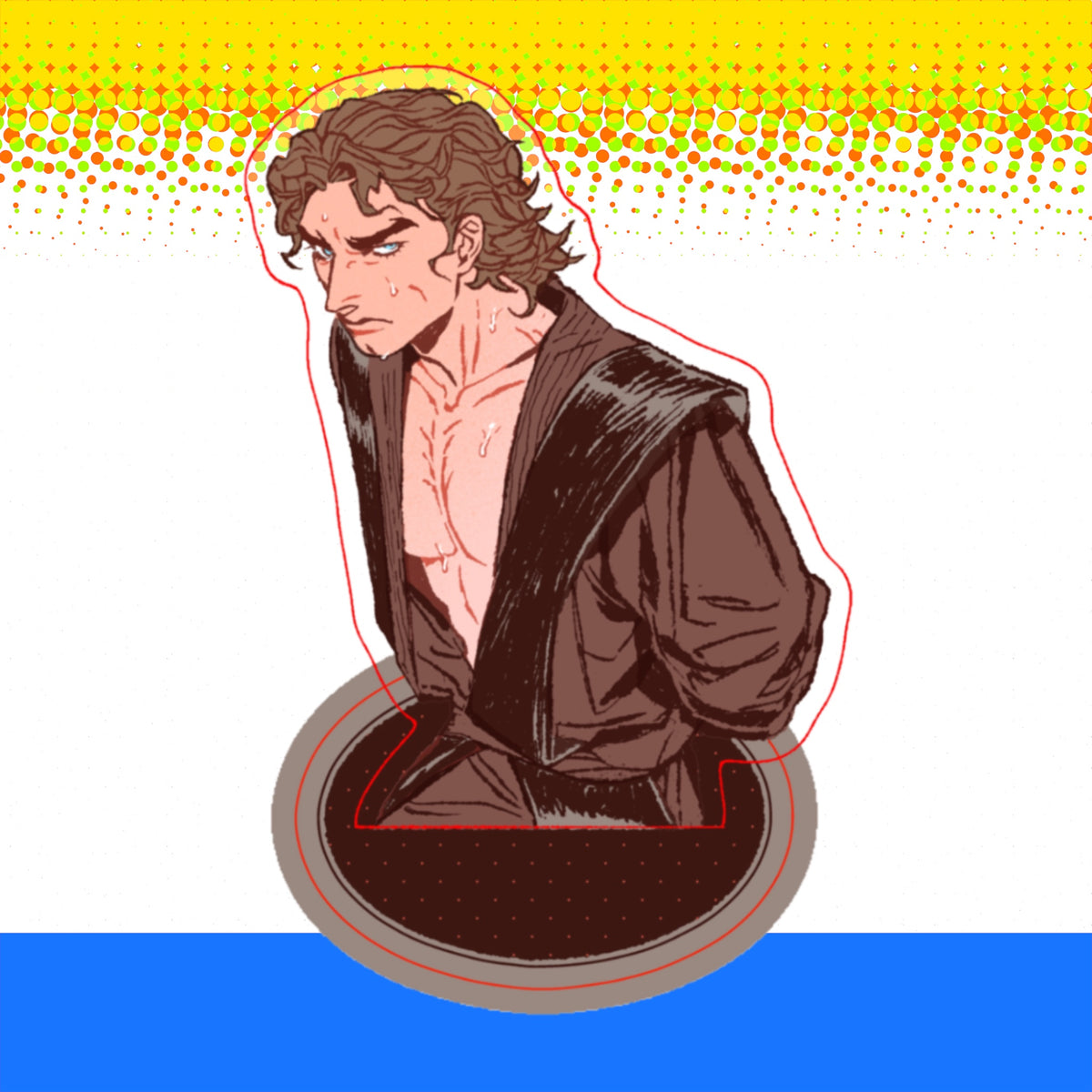 Acrylic bondage standee