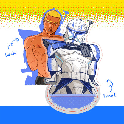Acrylic bondage standee