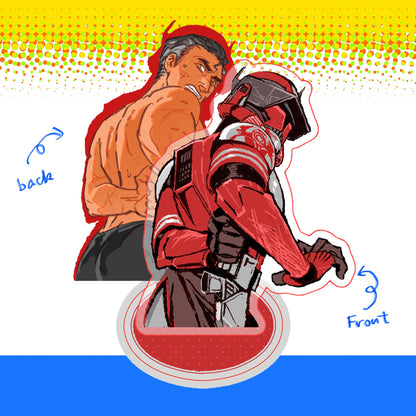 Acrylic bondage standee