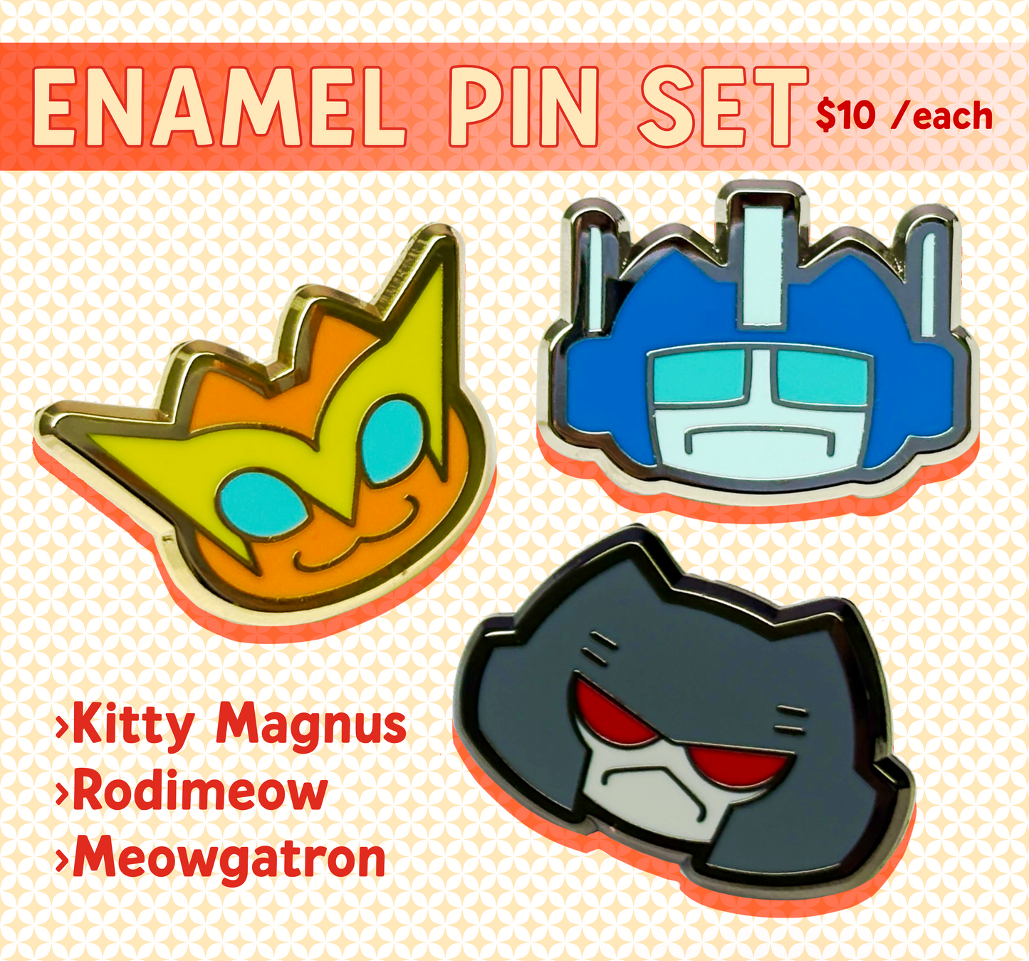 [Pre-order] TF  ENAMEL PIN