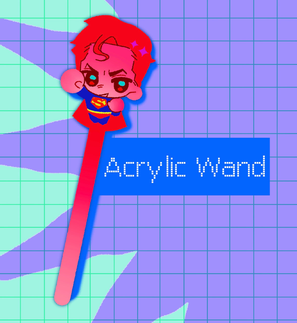 [Pre-order]Superman Acrylic Wand