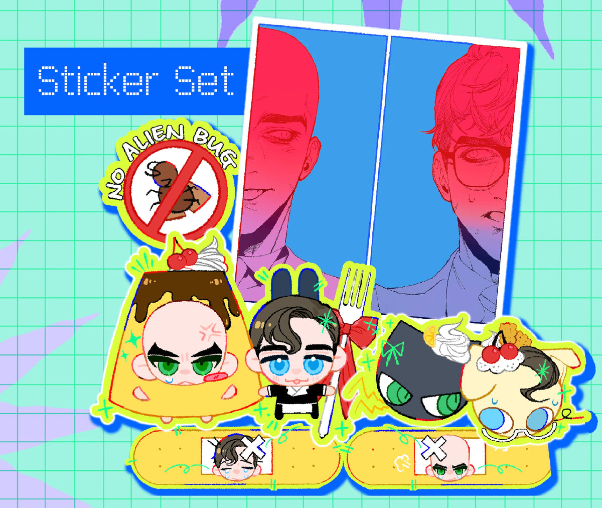 [Pre-order] Clex Dessert Sticker Set