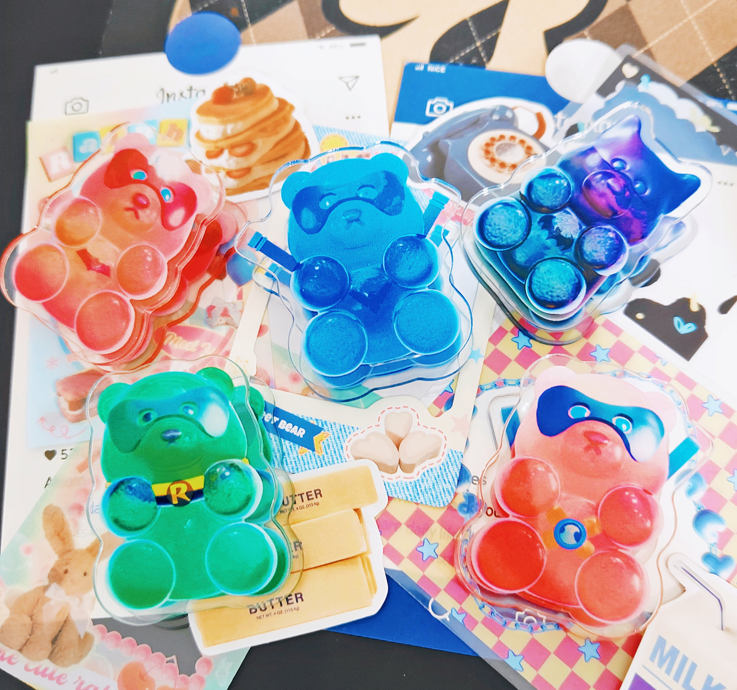 Superhero Bear Fruit Gummy Pouch