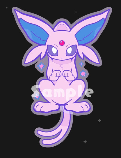 [Pre-order] Eeveelutions Tail-Wagging Acrylic Keychain