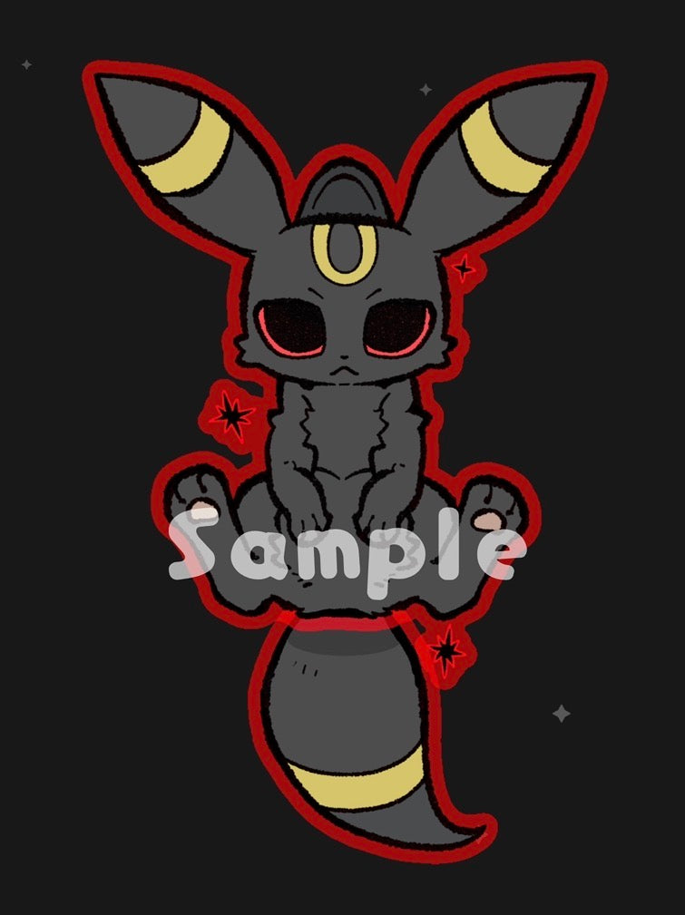 [Pre-order] Eeveelutions Tail-Wagging Acrylic Keychain