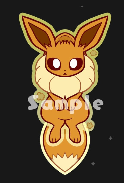 [Pre-order] Eeveelutions Tail-Wagging Acrylic Keychain