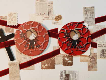 [In-stock] Leon 10cm Acrylic/Ceramic Coaster