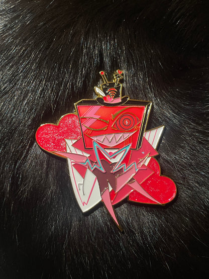 Vox metal badge Blue Or Pink