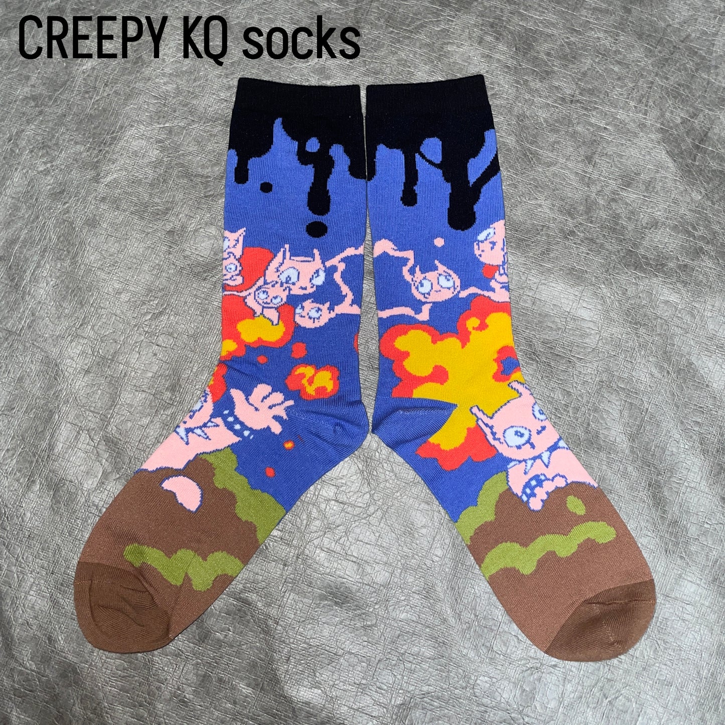 CREEPY KQ socks