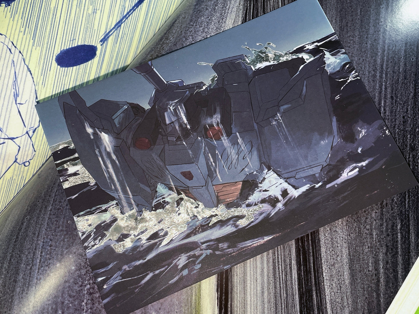 Megatron Silver Foil Postcard