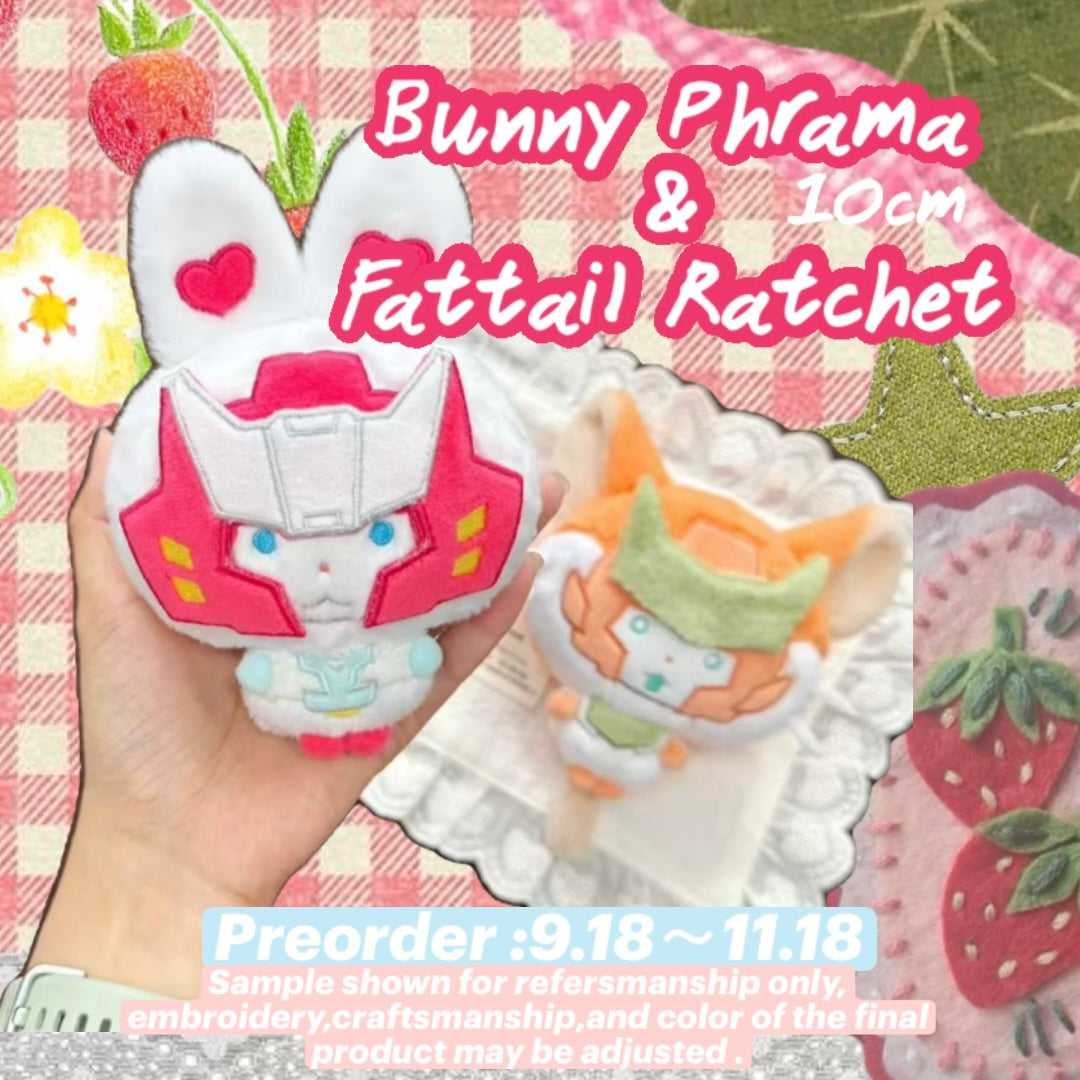 [Pre-order] Bunny Pharma & Fat Tail Ratchet plushie