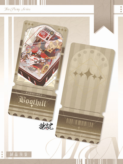 [In stock]Honkai: Star Rail Gold-foiled Pearlescent Paper Ticket Stub Tea party