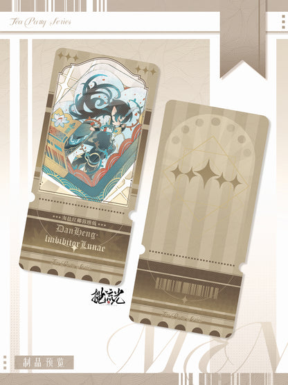 [In stock]Honkai: Star Rail Gold-foiled Pearlescent Paper Ticket Stub Tea party