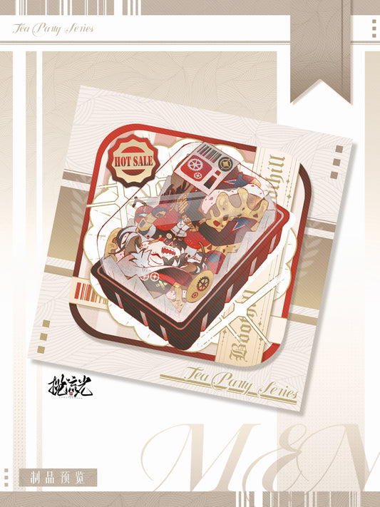 [Instock]Honkai: Star Rail Tea party UV Laminated Double Glitter Pin