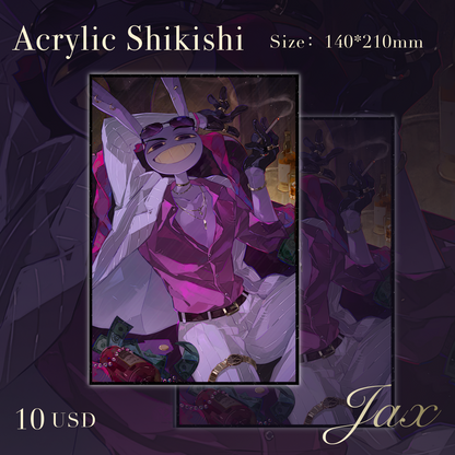 [Pre-order] Jax Double-Flash Badge & Acrylic Shikishi Art Board