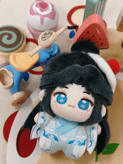 [Pre-order] Lan Xichen 10cm Printed Cotton Plush Doll (with Magnetic Dragon Horns & Hair Crown)