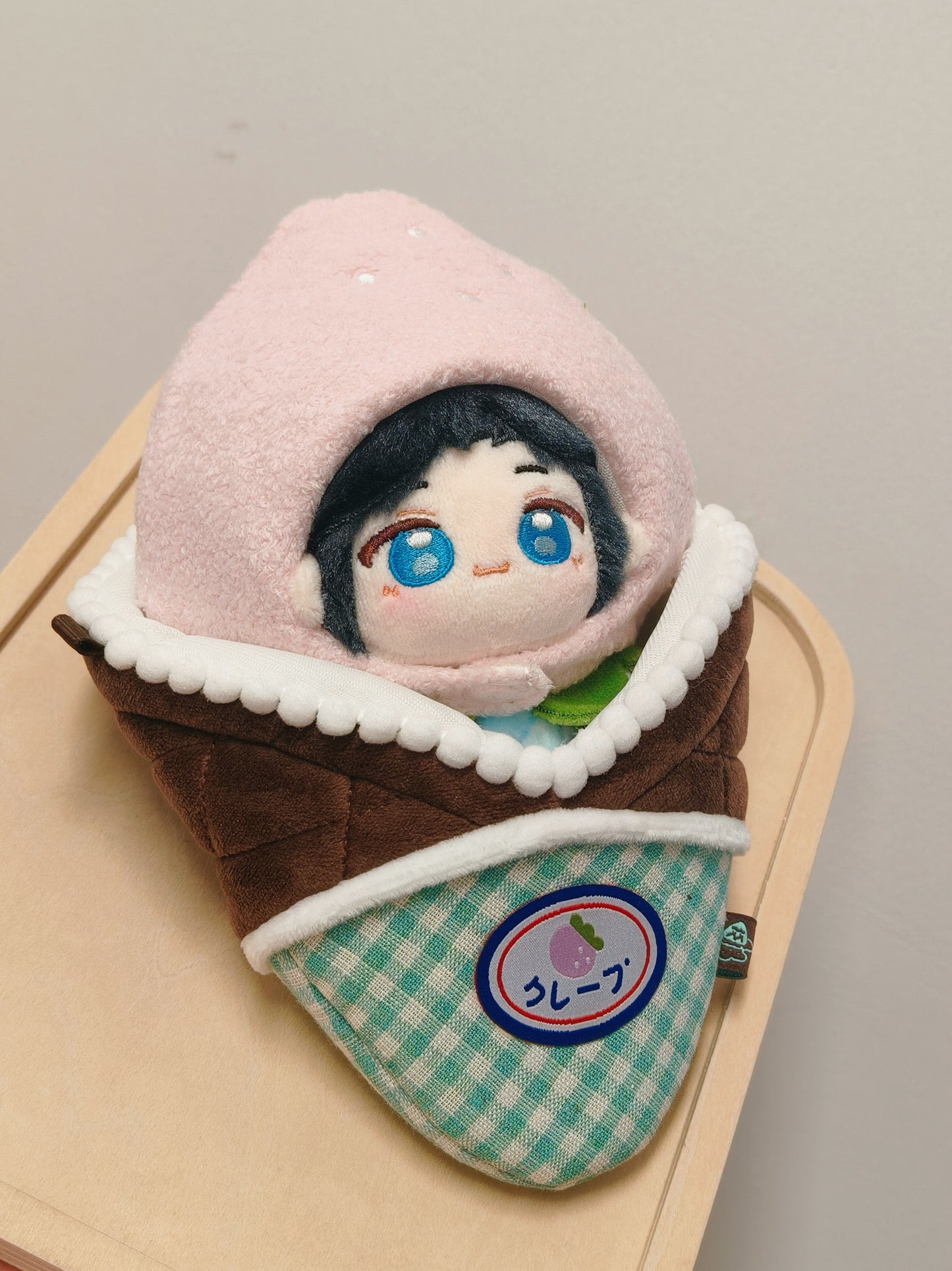 [Pre-order] Lan Xichen 10cm Printed Cotton Plush Doll (with Magnetic Dragon Horns & Hair Crown)
