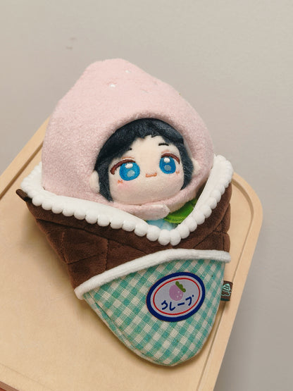 [Pre-order] Lan Xichen 10cm Printed Cotton Plush Doll (with Magnetic Dragon Horns & Hair Crown)