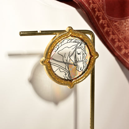 Sultan’s Game Stained-glass Style Metal Fridge Magnet