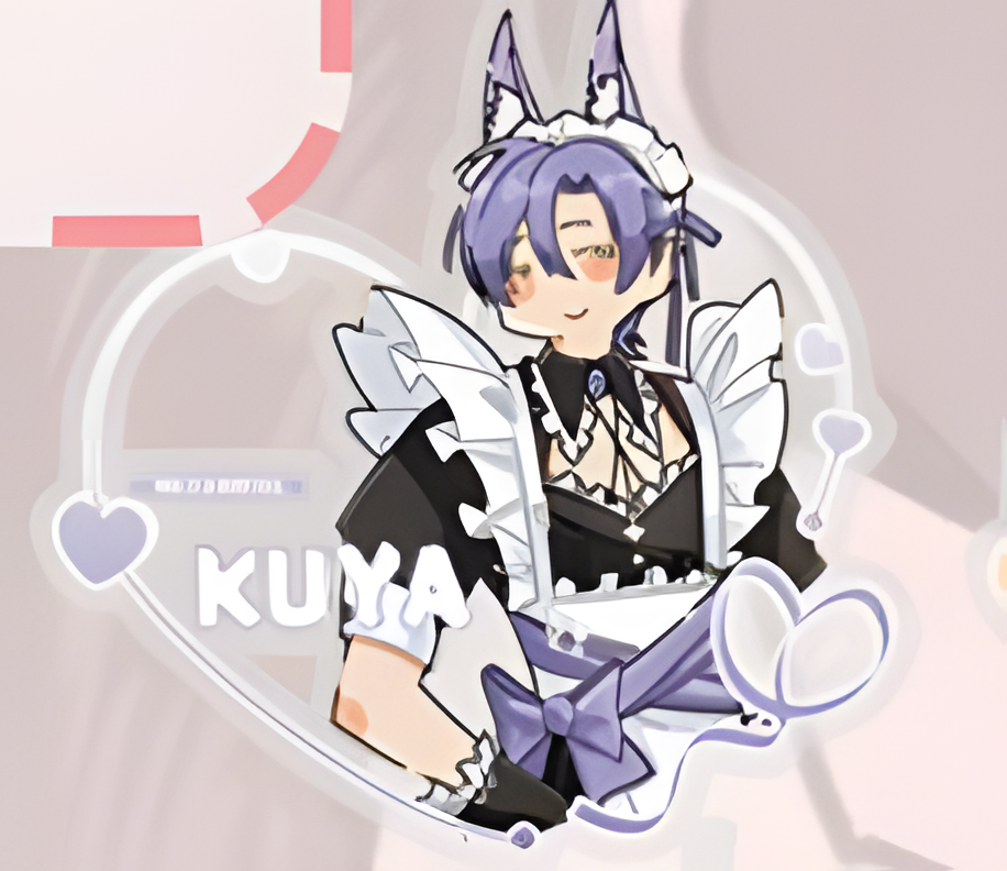 "at your service" sticker&Acrylic pendants