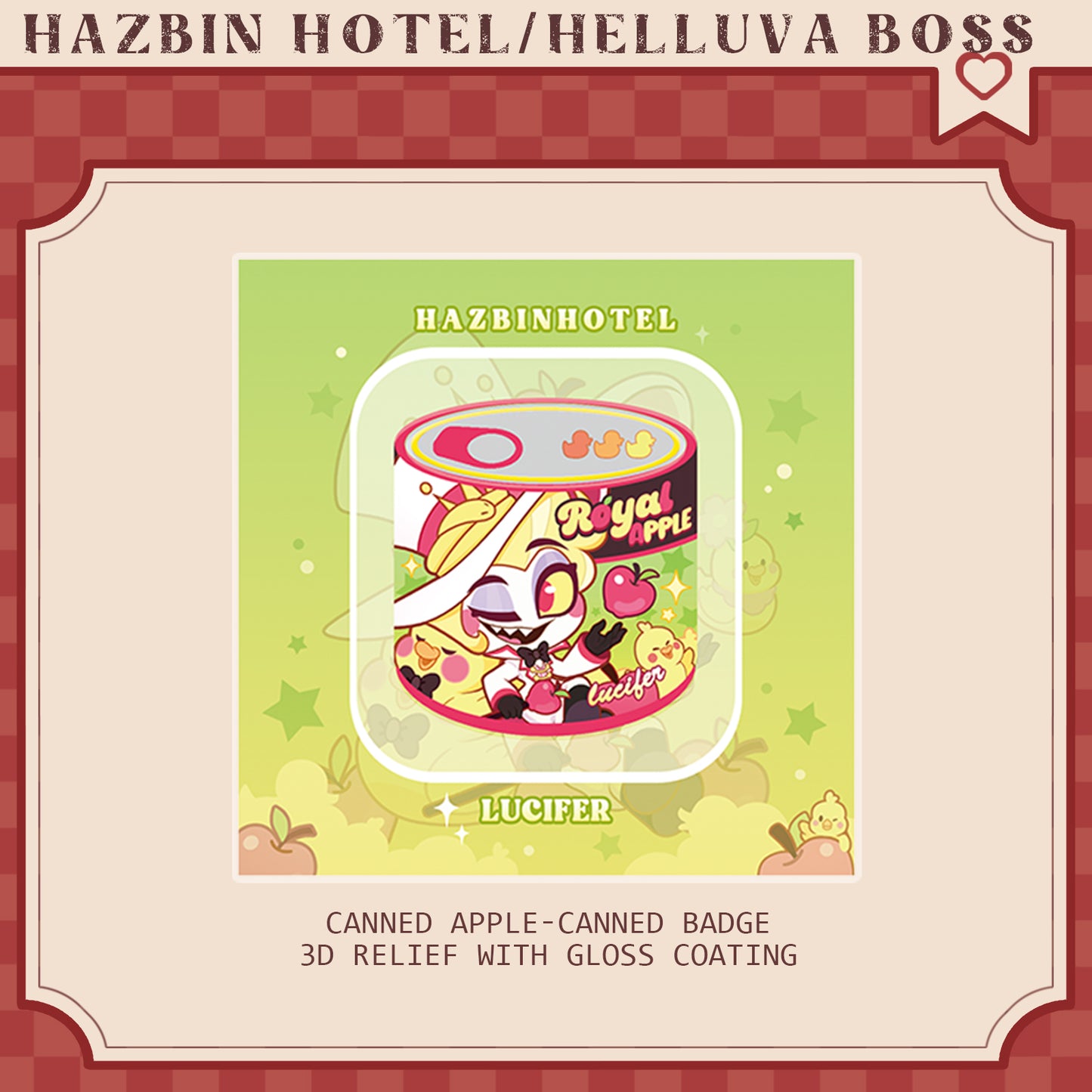 Hazbin Hotel&Helluva Boss[Canned badge]