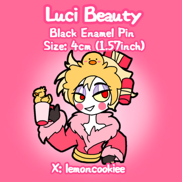 [Pre-sale] Luci Beauty Metal Pin