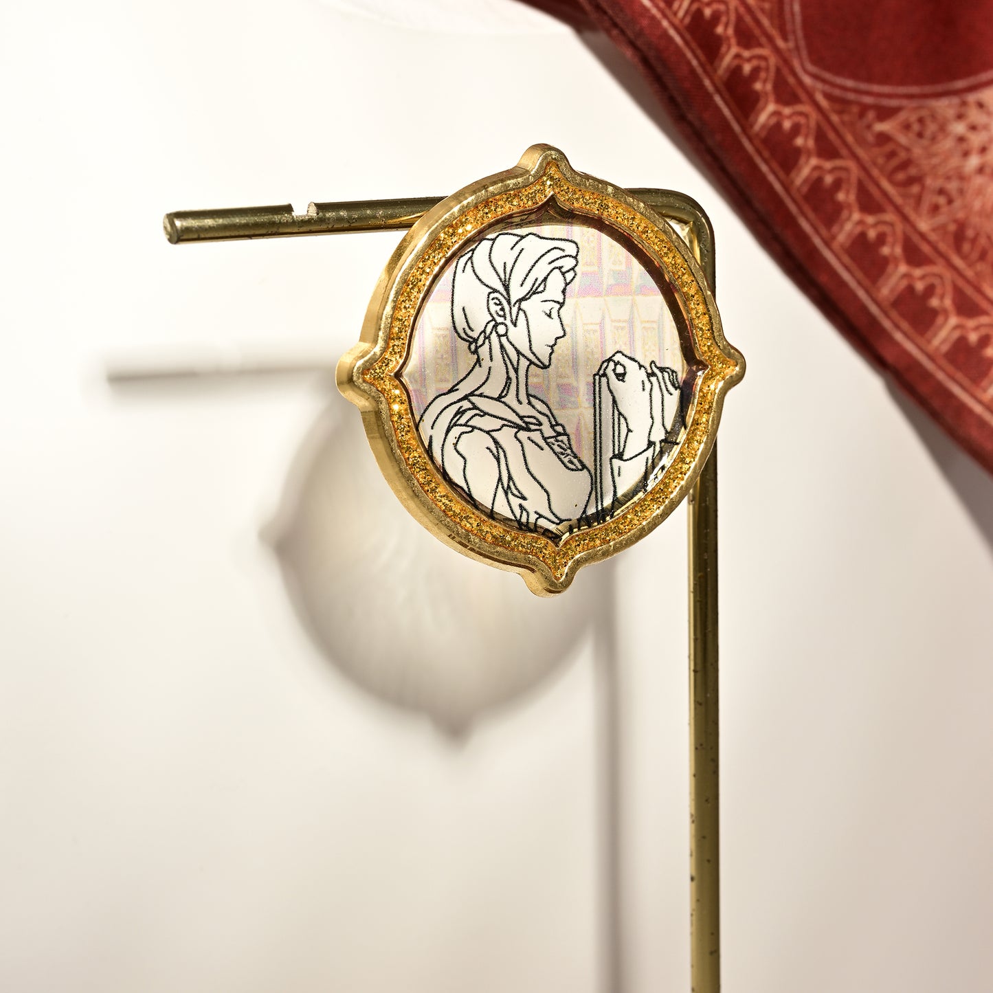 Sultan’s Game Stained-glass Style Metal Fridge Magnet