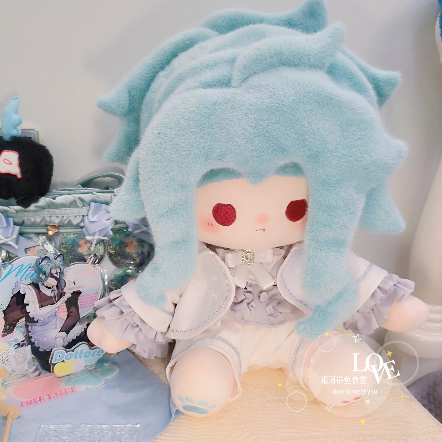 [Pre-order]Dottore  40cm Sitting Cotton Plush Toy
