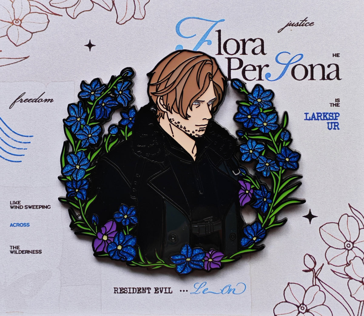 [Pre-order]Leon & Ada Enamel Pin
