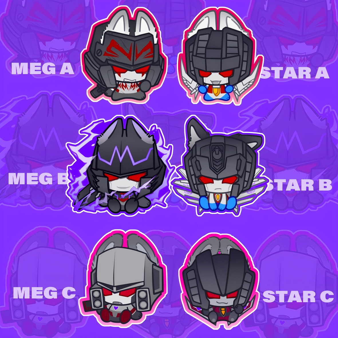 Megastar Laser flash Acrylic keycharm