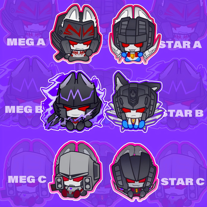 Megastar Laser flash Acrylic keycharm