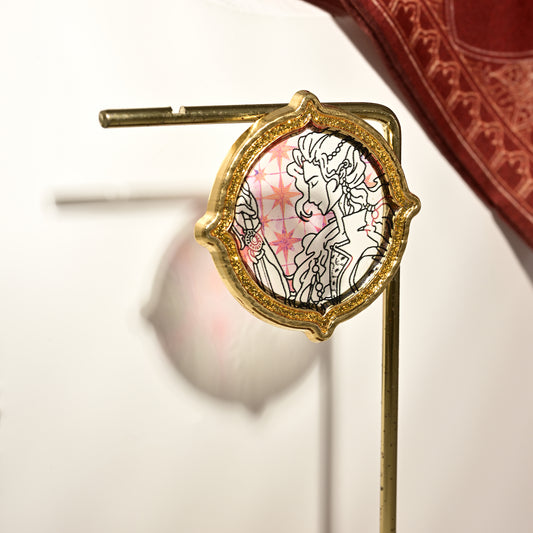 Sultan’s Game Stained-glass Style Metal Fridge Magnet