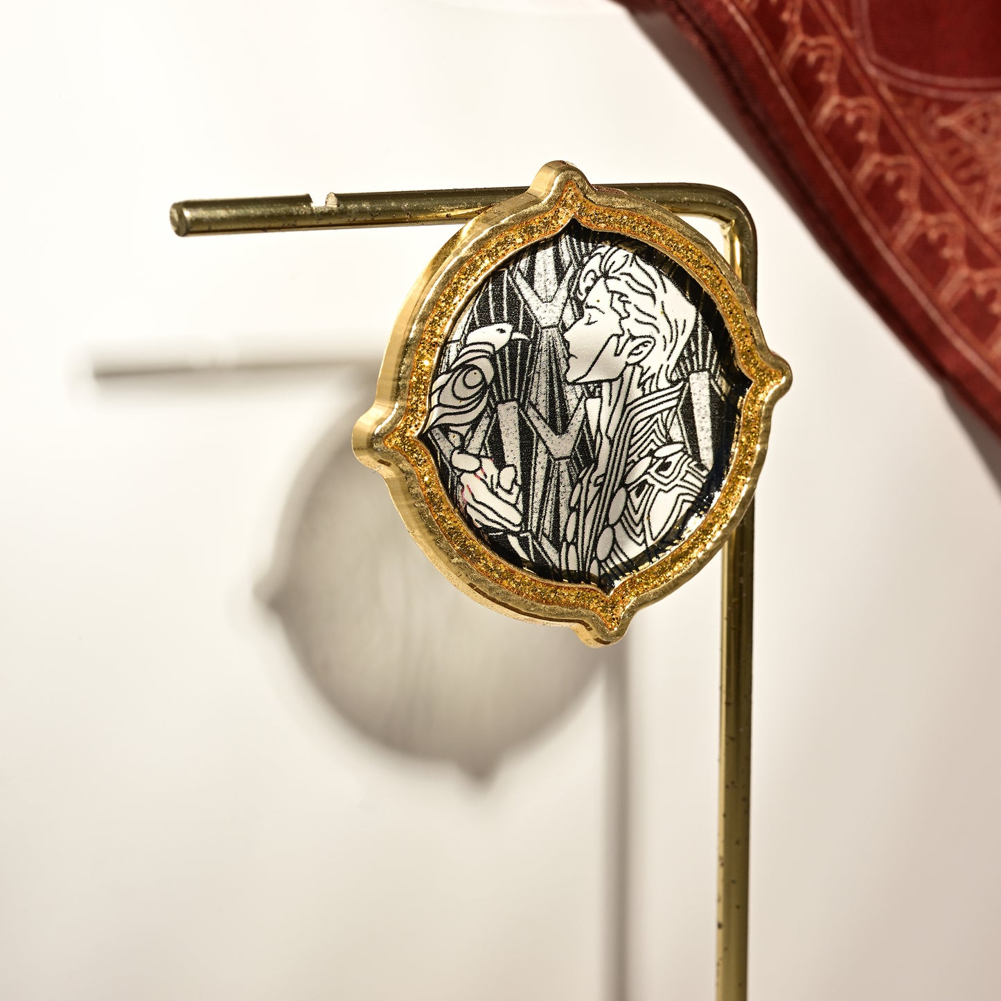 Sultan’s Game Stained-glass Style Metal Fridge Magnet