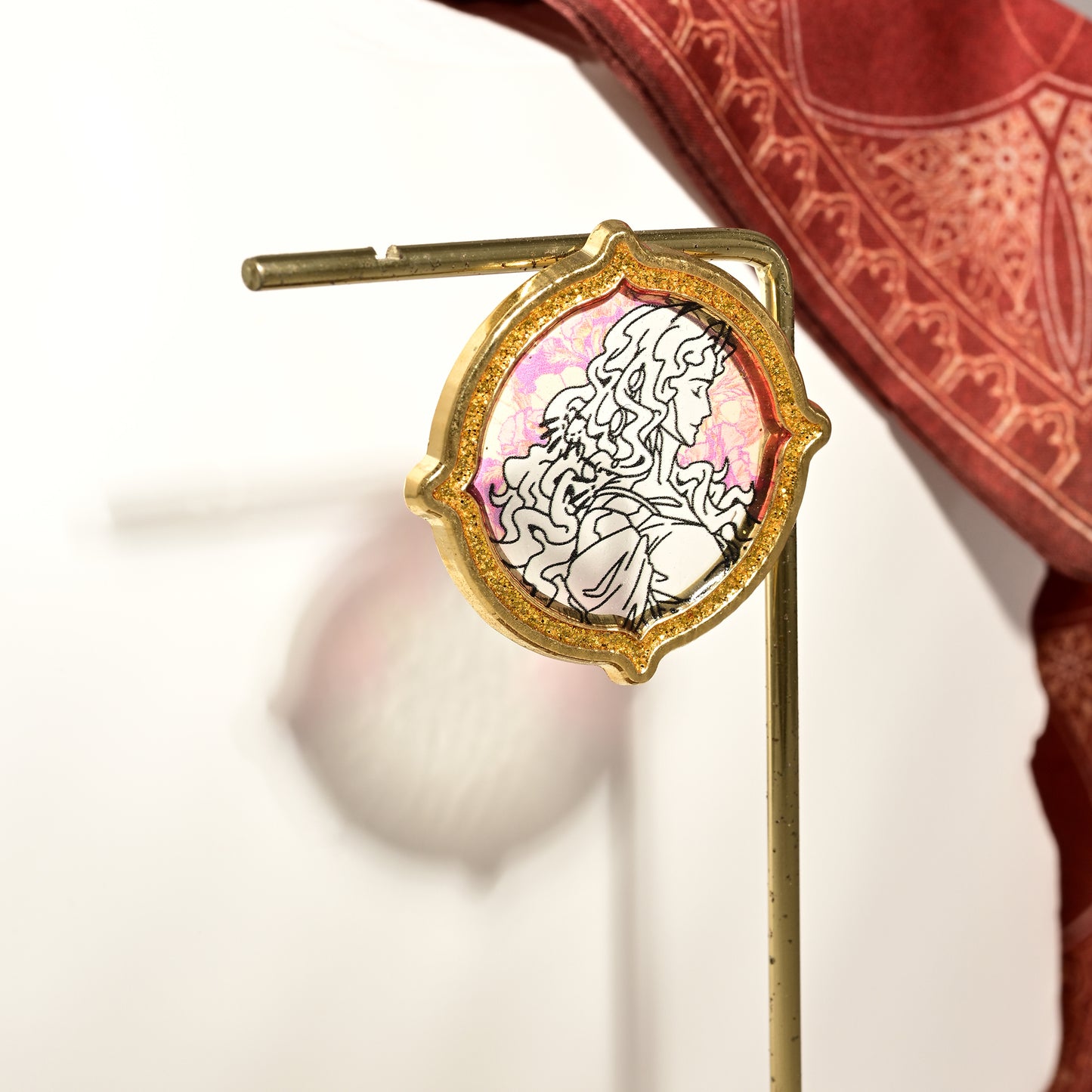 Sultan’s Game Stained-glass Style Metal Fridge Magnet