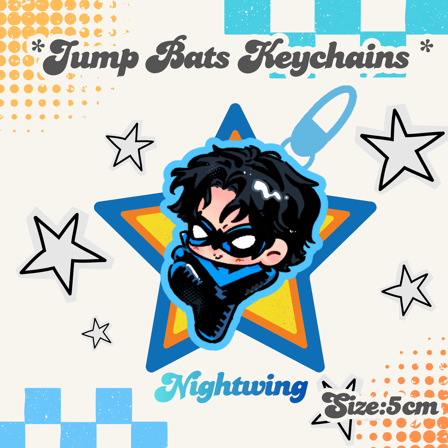 [Pre-sale]DC jump bats keychains