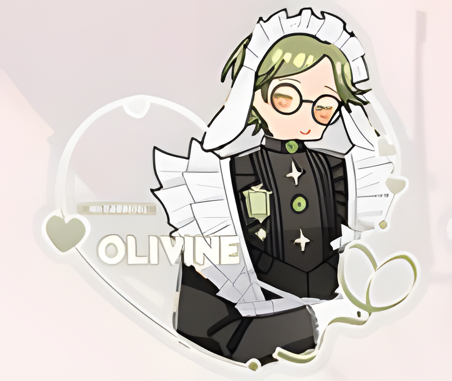 "at your service" sticker&Acrylic pendants