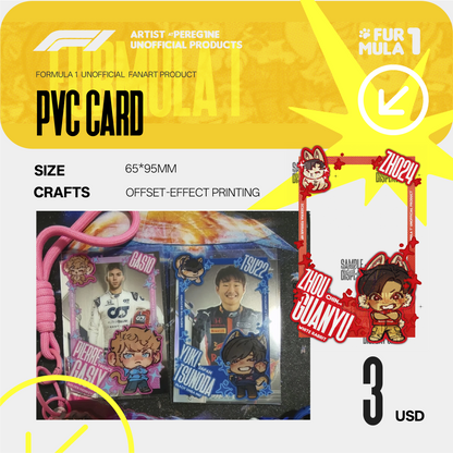 [Pre-order] “Furmula 1” F1 Animalized Drivers Fanmade Goods