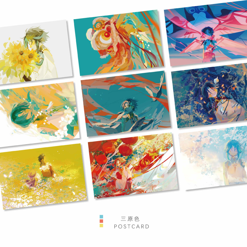 [In stock] Primary Colors small Card Set